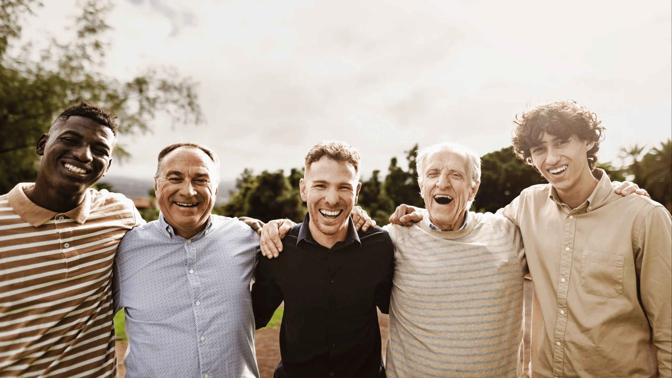 healthy group of people